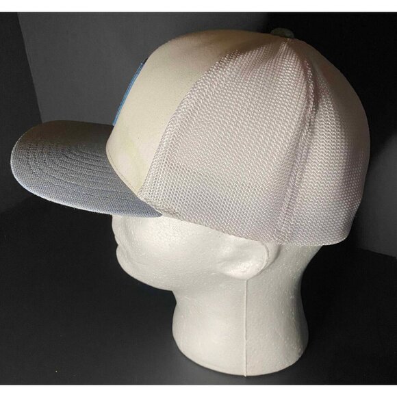 Lot of 2 Travis Mathew Hats: 1 Snapback + 1 Fitted L/XL White Cap READ DESC - Picture 3 of 16